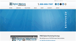 Desktop Screenshot of digital-warriors.com