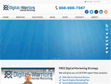 Tablet Screenshot of digital-warriors.com